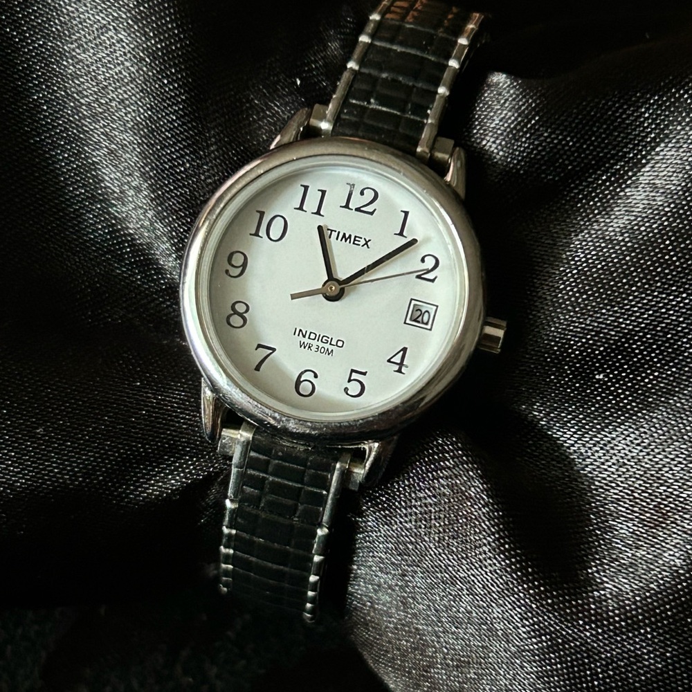 Timex Classic Silver and Black Watch